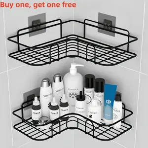 “Bathroom Corner Shelf | No Drill Wall Mounted Storage Rack | Rustproof Iron Organizer for Toilet/Shower | Multi-Functional Space Saver | Strong Suction Hold | Clutter-Free Bathroom Hack #BathroomOrganizer #NoDrillStorage #SmallSpaceLiving #HomeHacks2026”