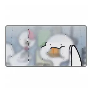 Cute Cartoon Desk Mat for Home Office, Fun Workspace Decor, Gift for Students, Animal Theme Desk Pad, Gaming Desk Mat