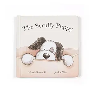 USED-Jellycat The Scruffy Puppy, 9 inches x 9 inches by Wendy Ravenhill (Board book)