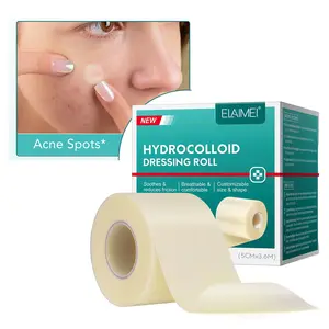5cmx3.6m HYDROCOLLOID DRESSING ROLL, Economical Choice, Transparent, Acne Patch, Cuttable Multi-Purpose Hydrogel Bandage, Suitable for Pimple Treatment