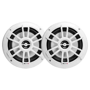 MB Quart NF1-116 Nautic Series Marine Coaxial Speakers, Pair, 6.5 Inches, White