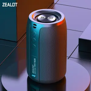 ZEALOT S32 Wireless Speaker, USB Rechargeable 5W BT Speaker, 1800mAh 8 Hours Playtime, Desktop Stereo Sound Speaker for Smartphone Tablet, Audio