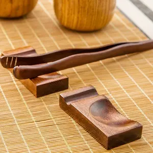 Wooden Chopstick Rest, Home Chopsticks, Kitchen Ornaments, Spoon Chopsticks Holder, Wooden Tableware Holder