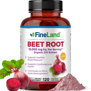FineLand BEET ROOT Athletic Cardiovascular Support, Blood Pressure Support, Nitric Oxide Healthcare Dietary