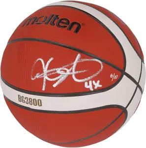 Kevin Durant Houston Rockets Autographed Molten BG-Series 3800 Official Basketball with 4X Inscription - Limited Edition of 10 - Fanatics Authentic Certified