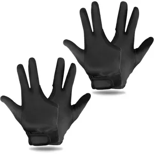 4 Pcs Professional Heat Resistant Gloves for Hair Styling - Fingerless Thermal Protection for Curling Irons, Flat Irons, Hair Dye & Barber Tools - Thin, Flexible & Reusable Styling Accessories