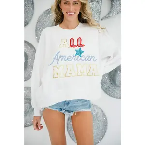 ALL AMERICAN MAMA PULLOVER