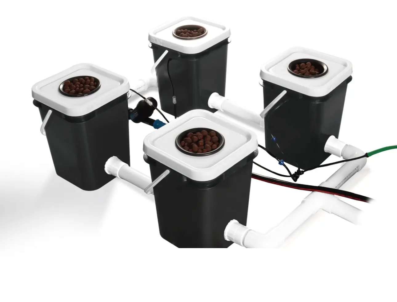 The Puffy Puppy Deep Water Culture - rDWC full 4 site hydroponic system