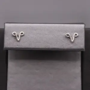 Sterling Silver Plain Studs - Zodiac Fire & Air