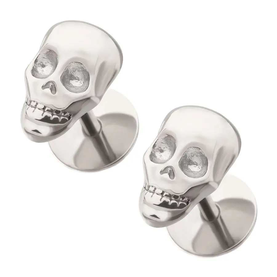 ComfyEarrings Skull Earrings – Lightweight & Comfortable for Everyday Wear, 316L Surgical-Grade Stainless Steel