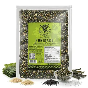 Pono Hawaiian Premium Made Nori Komi Furikake 1.1# Bulk 17.64oz Japanese Seasoning Topping Umami No Preservatives Non GMO Gluten Free No Artificial Colors