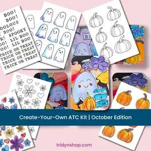 Create-Your-Own ATC Card Kit – 10 Cards | Perfect for Swapz