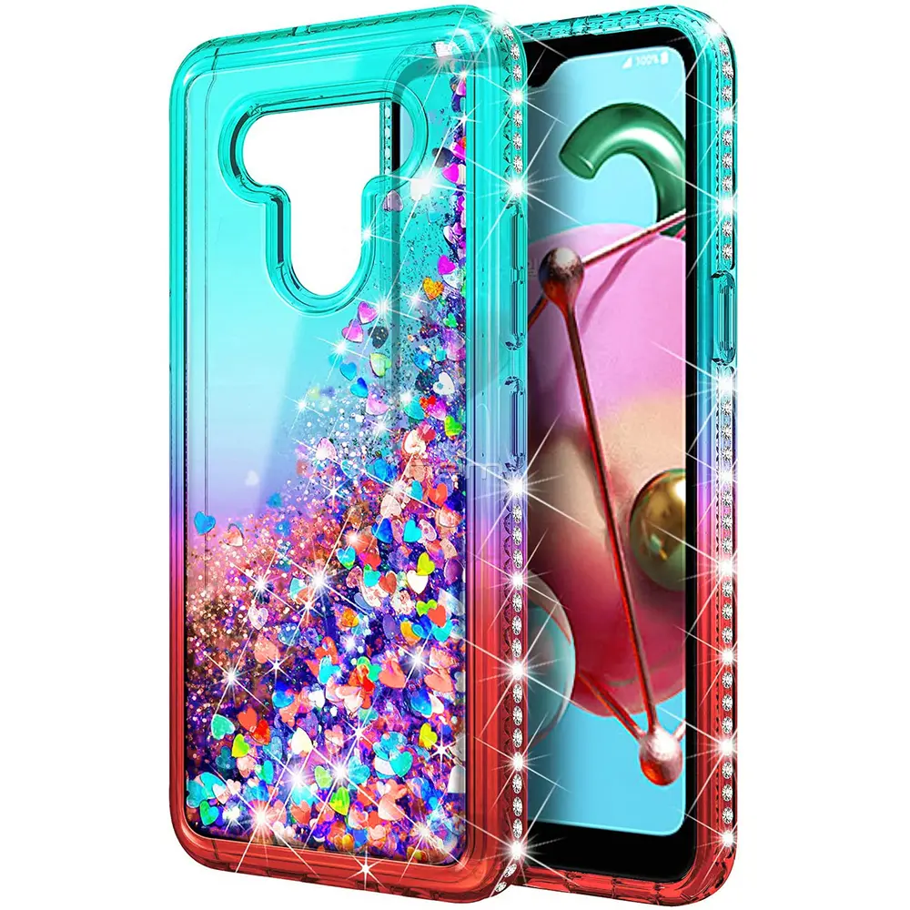 Stylo 6 Glitter Diamond TPU TPL05 Teal Red Accessories Luxury Protection Cellphone