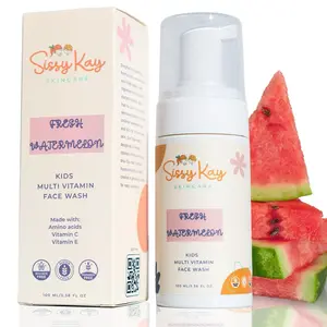 Kids Face Wash Watermelon Scent For Boys/Girls Teens Foaming Wash Skincaree
