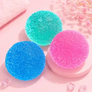Handcrafted Crystal Mochi Ball Squishy Toy Handmade TPR Soft Stress Relief Fidget Sensory Grippie Set for Relaxation and Gift Giving