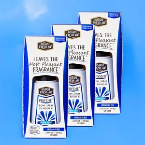 Priventi Urban Rebel 2.4 Oz 70 Ml Pack of 3 Ultimate Odor Eliminator with NoxBan Technology for Home Work or On the Go