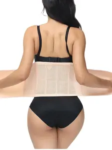 1 Count Women's Abdominal Breathable Waist Trainer, Shapewear, Solid Color Mesh High Stretch Sculpting Waist Cincher, Compression Abdomen Smoothing Firm Hold Girdle, Contoured Support Tummy Shaping Belt, Suitable for Daily Training & Sports