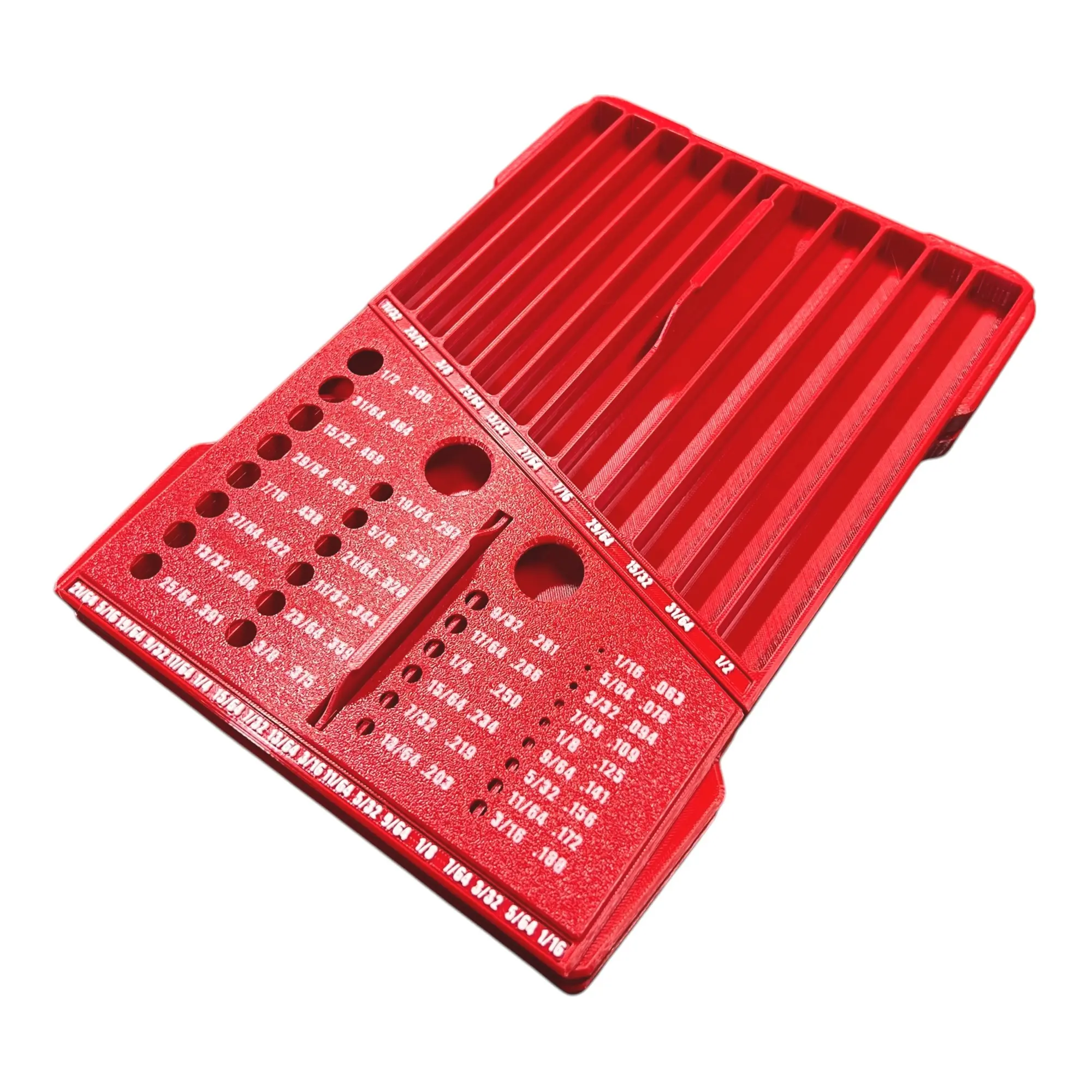 58 Piece Drill Bit Organizer compatible with Milwaukee Packout