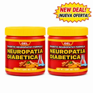 Neuropatia Diabetica Gel 125g x2 Natural Relief  Diabetic Neuropathy Formula Healthcare Therapeutic Bathroom Therapy Treatment Massage