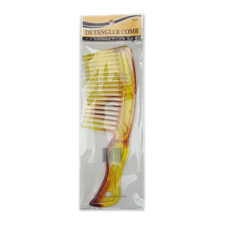Annie #121 Tortoise Detangler Grooming Hair Care Comb - Fine Design, Anti-Snagging Tool for Adults with Fine Hair, Tangle-Free Solution