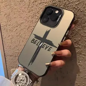 Phone Case - Phone Case - A Printed Phone Case with a Colorful Silvery Design, Made from TPU+ Material, Suitable for Iphone 17, 16, 15, 14, 13, 12, And 11 Pro Max.It Features a Shockproof Matte Back, UV Printing