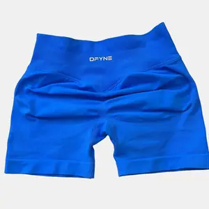 Dfyne' Electric Blue Impact Shorts 4.5" for Women – Stylish & Comfortable Activewear for Workouts, Sports & Performance