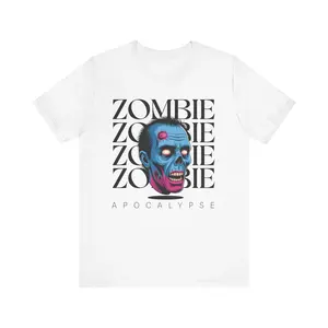 Zombie Apocalypse Graphic Tee | Unisex T-Shirt for Halloween, Horror Fans, Zombie Lovers, Casual Wear, Gifting