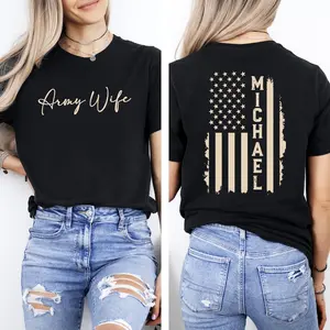 Custom Army Wife Shirt, Veterans Day Gift