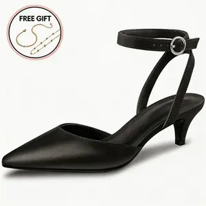 Women's Aliaa Pointed Toe Low Kitten Heels Comfort Wedding Party Casual Dress Closed Toe Pumps Shoes with 2 Inches Low Heel Design
