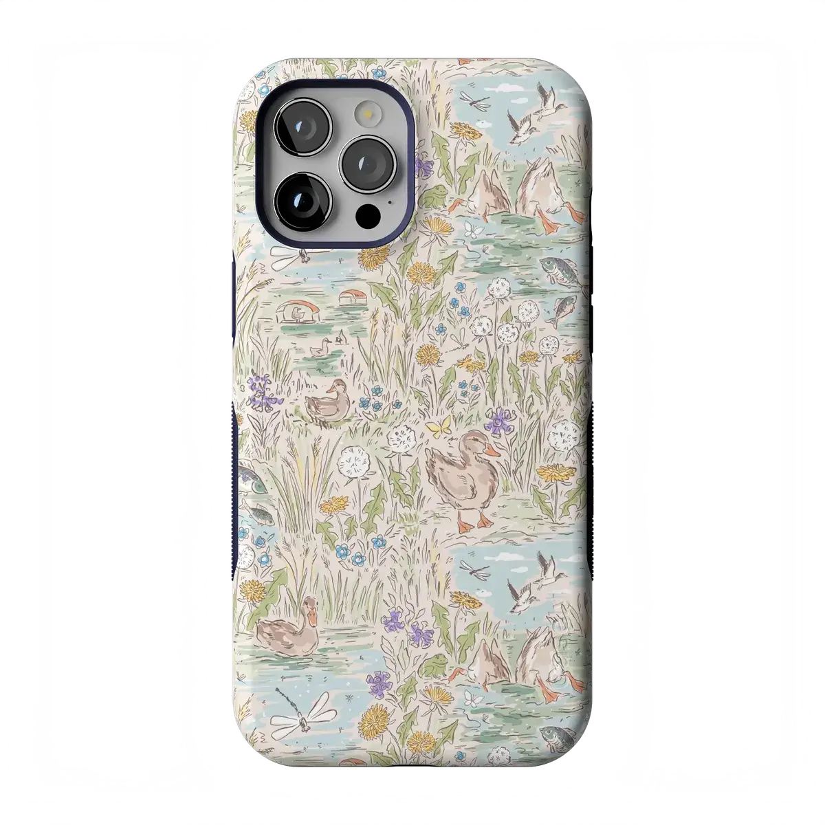Casely iPhone 12 Pro Max Case | Waddle Path | Duck Pond | Bold Protective Design | Compatible with MagSafe