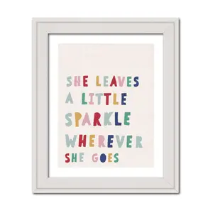 Courtside Market She Leaves a Little Sparkle 16" x 20" Art