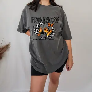 motherhood on the edge of insanity shirt/sweatshirt