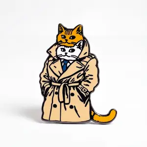 Trench Cat Pin