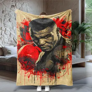 Hardman Boxing Entertainment Wwe Print Comfortable Soft Blanket, Home Fashion Sofa Bed Living Room Warm Portable Travel Gift Blanket