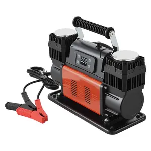 VEVOR 12V Heavy Duty Air Compressor, Auto-Stop Portable Tire Inflator with LCD Digital Display, 7.14 CFM 150PSI Offroad Air Pump with Adapters for Trucks Car SUV 4x 4 Vehicle RV