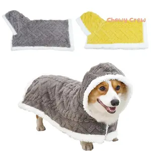 Chewy Crew Ultimate Comfort Pet Robe Soft Cozy Cape for Naps Lounging Keeps Dog Cat Warm Snuggly All Day Ideal for Daily Use