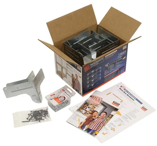 Simpson Strong Tie WBSK Workbench & Shelves Kit, Heavy-Duty Hardware for Workshop Organization