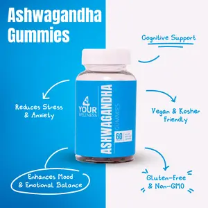 Ashwagandha Gummies - Vegan, GMO-Free, Gluten-Free, and Kosher, KSM-66 Ashwagandha
