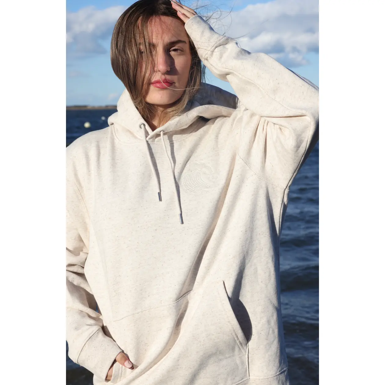 NEW!! Sea Shell Petal Puff Hoodie
