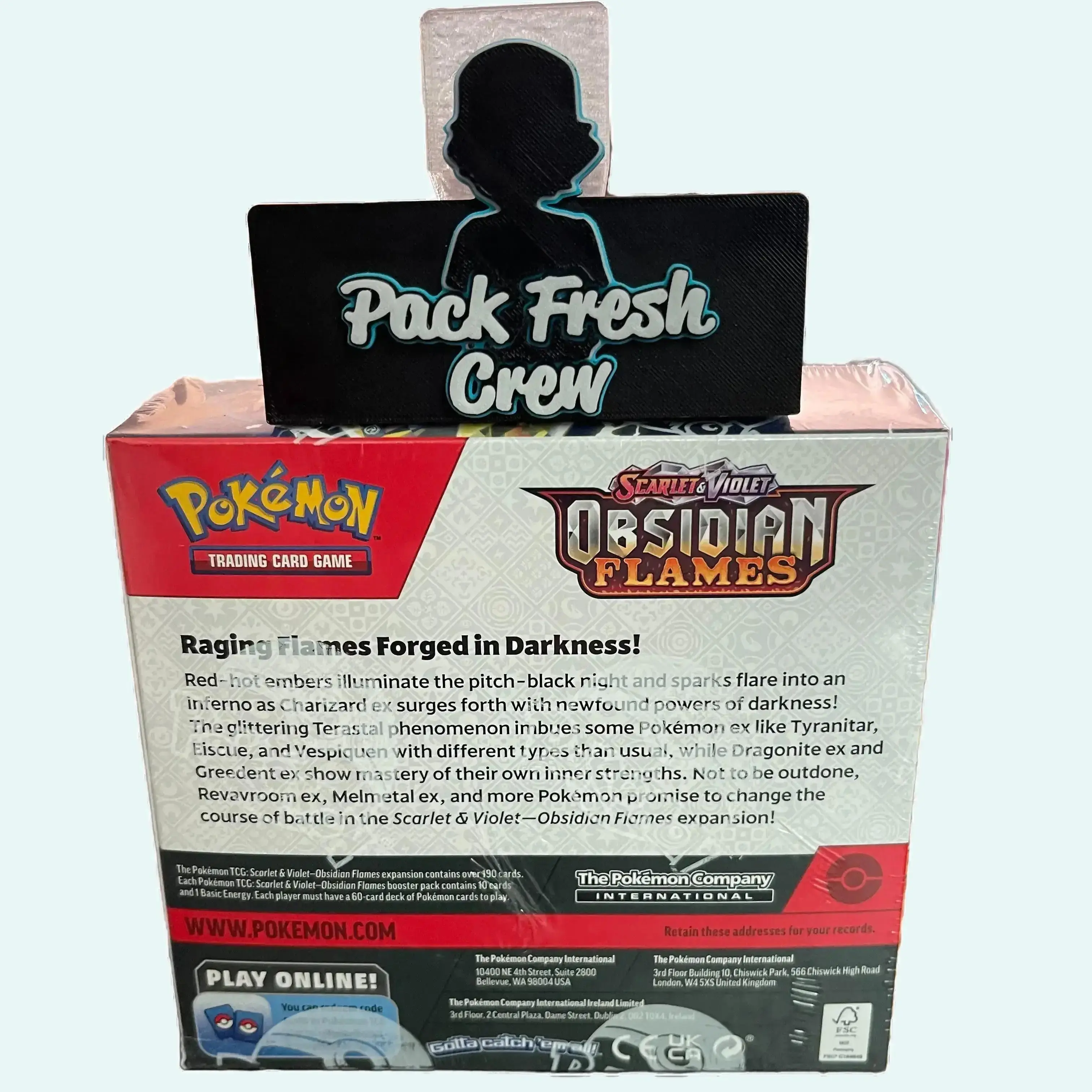 obsidian flames booster box value Amazon.com: Pokemon Scarlet & Violet 3 Obsidian Flames Booster Box : Toys &  Games main image 1