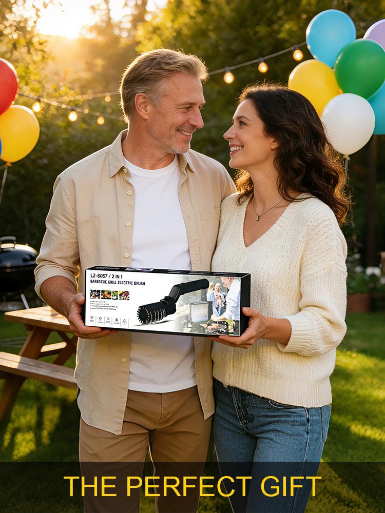 Multifunctional Electric Grill Cleaning Brush Set Perfect for Summer BBQ [Powerful Cleaning Performance]—delivers highly efficient, residue-free cleaning to effortlessly tackle grease and grime on your grill for Memorial Day Sale