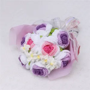 Handmade Rose Bouquet, Perfect Mother's Day Valentine's Graduation Gift, High-Quality Home Decor, Friend Family Present