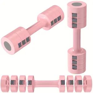 Adjustable Dumbbell Set, Hand Weights Set, 4 Adjustable Weights 2 lbs 3 lbs 4 lbs 5 lbs, Adjustable Weight Dumbbells for Women/Men Home Gym Fitness Exercise Strength Training