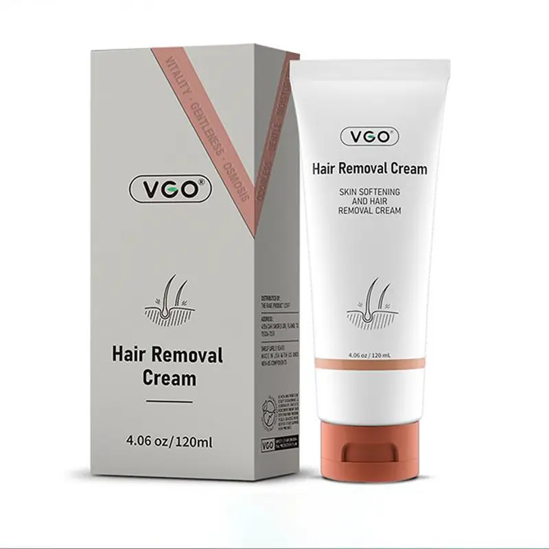 VGO Gentle Unisex Hair Removal Cream - Skin Softening Formula for Smooth Hair Removal - 4.06 oz / 120ml