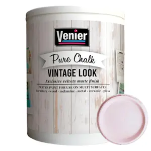 Chalk Pure Paint - for Furniture, Crafts, Home Decor - All-in-One – DIY – Eco-Friendly (Vintage [Pink]), (33.81 oz)…
