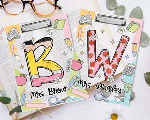 Personalized Teacher Clipboard, Custom Clipboard, Teacher Acrylic Clipboard, Back to School Gift, Teacher Gift, Custom Teacher Gifts