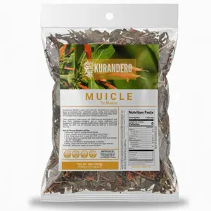KURANDERO Muicle Herbal Tea – 16 oz (453g) – 100% Natural Muicle Leaves (Mexican Honeysuckle) – Traditional Loose Leaf Tea from Mexico – Caffeine-Free, Vegan, Farm-Grown
