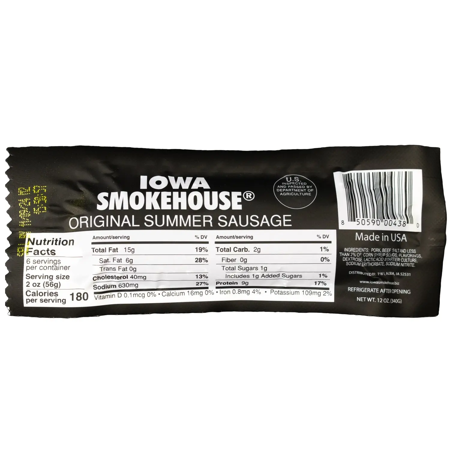 12 oz Summer Sausage Original 12 oz Summer Sausage Original