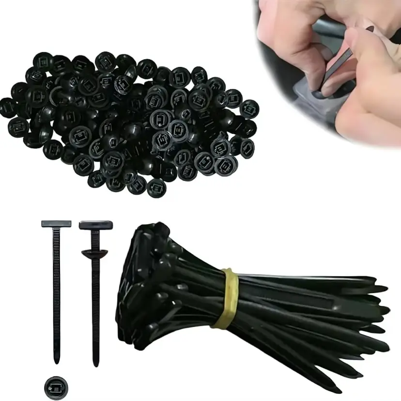 Heavy Duty Nylon Zip Ties – 20/50/100pcs Universal Cable Buckles self locking cablesties Home Garden