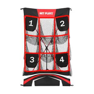 Net Playz 9-Pocket Strike Zone Baseball & Softbll Net